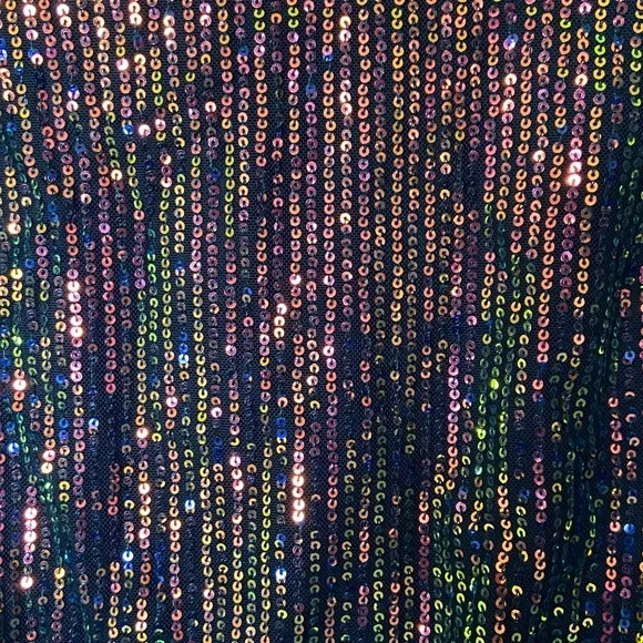 GRACE KARIN Women's Sparkly Cocktail Holiday Cap Sleeve Evening Shift Dress SZ L - Picture 9 of 17